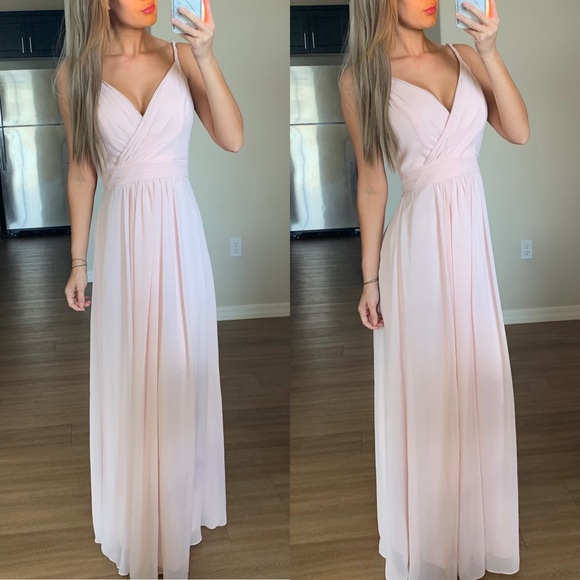 levkoff chiffon gown